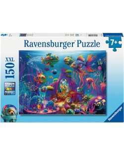 Παιδικό παζλ Ravensburger 150 XXL κομμάτια - Εξωγήινος ωκεανός