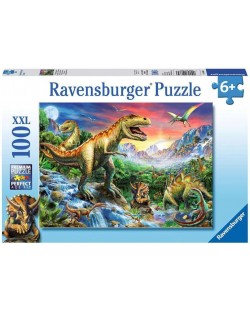 Παιδικό παζλ Ravensburger 100 XXL κομμάτια -Η εποχή των δεινοσαύρων