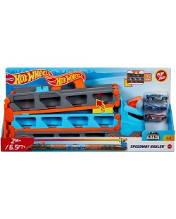 Παιδικό παιχνίδι Mattel Hot Wheels - Αυτομεταφορέας, με 3 αυτοκίνητα