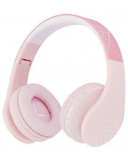 Παιδικά ακουστικά με μικρόφωνο  PowerLocus - P1, ασύρματα, ροζ