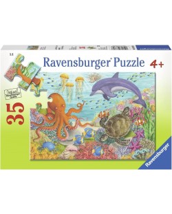 Παιδικό παζλ Ravensburger 35 κομμάτια - Θαλασσινοί φίλοι