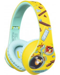 Παιδικά ακουστικά PowerLocus - P2 Kids Angry Birds,ασύρματο, πράσινο/κίτρινο