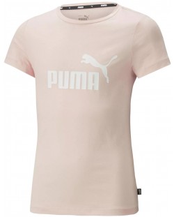 Παιδική  μπλούζα  Puma - Essential Logo, 4-5 ετών, ροζ 