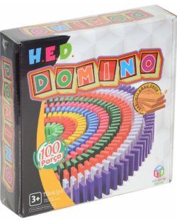 Παιδικό παιχνίδι H.E.D - Χόμπι ντόμινο, 100 τεμάχια