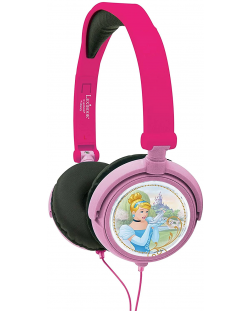 Παιδικά ακουστικά Lexibook - Princess HP010DP, ροζ