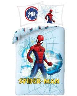 Σετ ύπνου παιδικό  Uwear - Spider-Man, ανοιχτό φόντο
