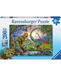 Παιδικό παζλ Ravensburger 200 XXL κομμάτια - Το βασίλειο των γιγάντων