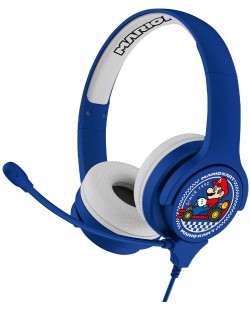 Παιδικά ακουστικά OTL Technologies - Mario Kart, μπλε