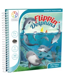 Παιδικό μαγνητικό παιχνίδι Smart Games - Flippin Dolphins
