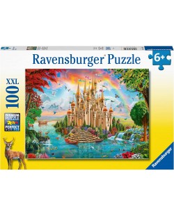 Παιδικό παζλ Ravensburger 100 XXL κομμάτια - Ένα παραμυθένιο κάστρο