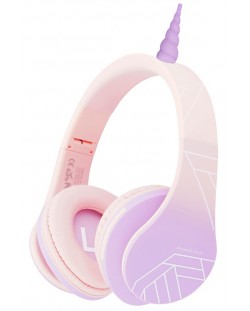 Παιδικά ακουστικά PowerLocus - P2 Unicorn,ασύρματα, ροζ