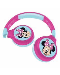 Παιδικά ακουστικά Lexibook - Minnie HPBT010MN, ασύρματα, ροζ