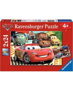 Παιδικό παζλ Ravensburger 2 x 24 κομμάτια - Τα αυτοκίνητα