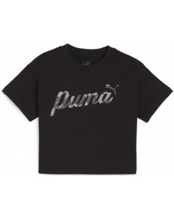 Παιδικό μπλουζάκι  Puma - ESS+ Blossom , μαύρο