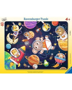 Παιδικό παζλ Ravensburger 40 κομμάτια - Ζωα αστροναύτες