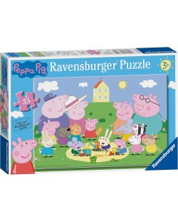 Παιδικό παζλ Ravensburger 35 κομμάτια - Διασκέδαση στον ήλιο με την Peppa Pig