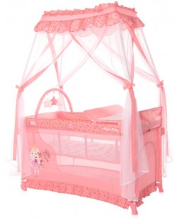 Βρεφική κούνια Lorelli Magic Sleep - Princess, ροζ