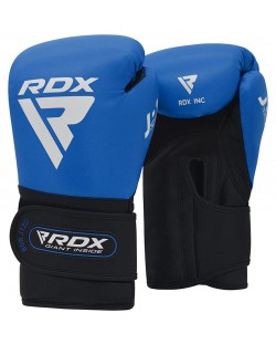 Παιδικά γάντια πυγμαχίας  RDX - REX J-12, 6 oz, μπλε/μαύρο