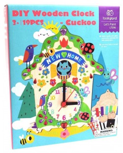 Παιδικό παιχνίδι Tooky Toy -Φτιάξε μόνος σου ρολόι τοίχου