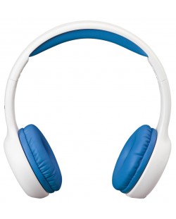 Παιδικά ακουστικά Lenco - HP-010BU, μπλε/λευκό