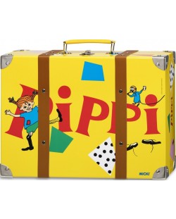 Παιδική βαλίτσα Pippi - Η μεγάλη βαλίτσα της Πίππης, κίτρινη, 32 εκ