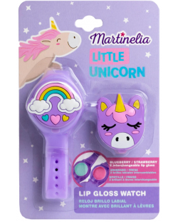 Παιδικό lip balm Martinelia - Unicorn,ρολόι , 2 γεύσεις