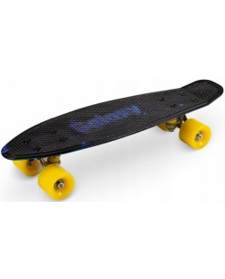 Παιδικό skateboard Qkids - Galaxy, μαύρος γραφίτης