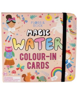 Παιδικές κάρτες ζωγραφικής Floss and Rock Magic Water - Η νεράιδα του ουράνιου τόξου