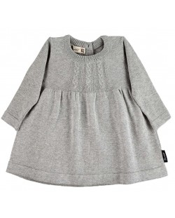 Παιδικό πλεκτό φόρεμα Sterntaler - 80 cm, 12-18 μηνών, γκρι