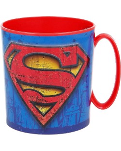 Παιδική κούπα φούρνου μικροκυμάτων Stor - Superman, 350 ml