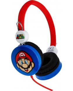 Παιδικά ακουστικά OTL Technologies - Core Super Mario,μπλε/κόκκινο