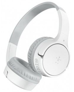 Παιδικά ακουστικά Belkin - SoundForm Mini, Wireless, Λευκό/Γκρι