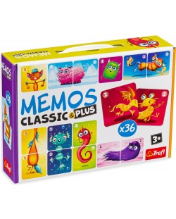 Παιδικό παιχνίδι μνήμης Memos Classic&plus - Γλυκά τέρατα