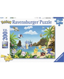 Παιδικό παζλ Ravensburger 200 XXL κομμάτια - Pokemon