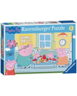 Παιδικό παζλ Ravensburger 35 κομμάτια - Οικογενειακή Ώρα με την Πέπα Γουρουνάκι