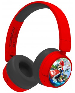 Παιδικά ακουστικά OTL Technologies - Mario Kart, ασύρματο, κόκκινο