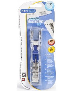 Συρραπτικό   Rapesco - Supaclip 60 με 8 μεταλλικά κλιπ για 60 φύλλα
