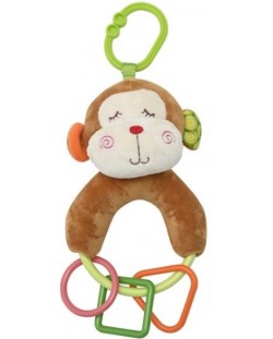 Κουδουνίστρα Lorelli Toys -Πίθηκος με ειδώλια