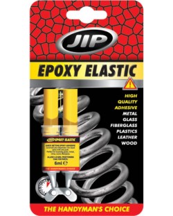 Κόλλα δύο συστατικών Jip - Epoxy Elastic, 6 ml