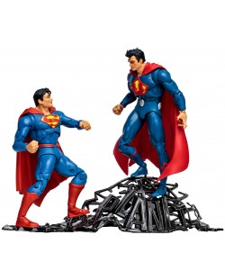 Φιγούρα δράσης McFarlane DC Comics: Multiverse - Superman vs Superman of Earth-3 (Gold Label), 18 cm