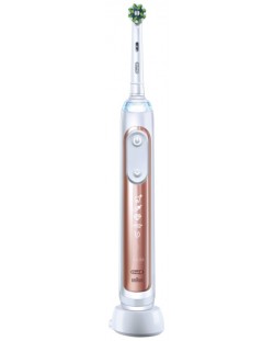 Ηλεκτρική οδοντόβουρτσα OralB - GeniusX Rosegold 6/21/6, χρυσή