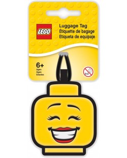 Ετικέτα αποσκευών Lego - Για κορίτσι, κίτρινη