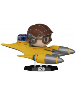 Φιγούρα Funko POP! Rides Deluxe: Star Wars - Anakin Skywalker in Naboo Starfighter (with R2-D2) #677