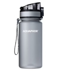 Μπουκάλι φίλτρου Aquaphor - City, 160025, 350 ml, γκρι