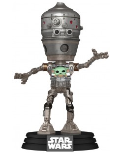 Φιγούρα Funko POP! Deluxe: The Mandalorian - IG-12 with Grogu #720