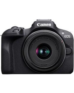 Φωτογραφική μηχανή Canon - EOS R100, RF-S 18-45mm, f/4.5-6.3 IS STM, Black