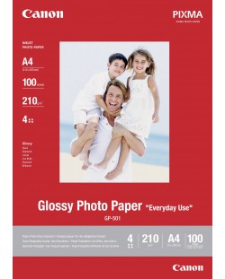 Χαρτί φωτογραφιών  Canon - GP-501, A4,100 τεμάχια