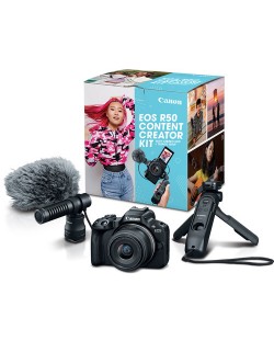 Φωτογραφική μηχανή  Canon - EOS R50 Content Creator Kit, Black