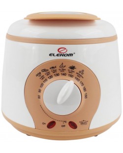 Φριτέζα Elekom - EK - 216, 950W, 1L,λευκό/πορτοκαλί