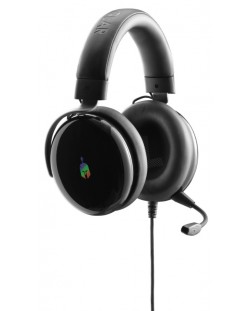 Ακουστικά gaming Spartan Gear - Clio, μαύρα 
